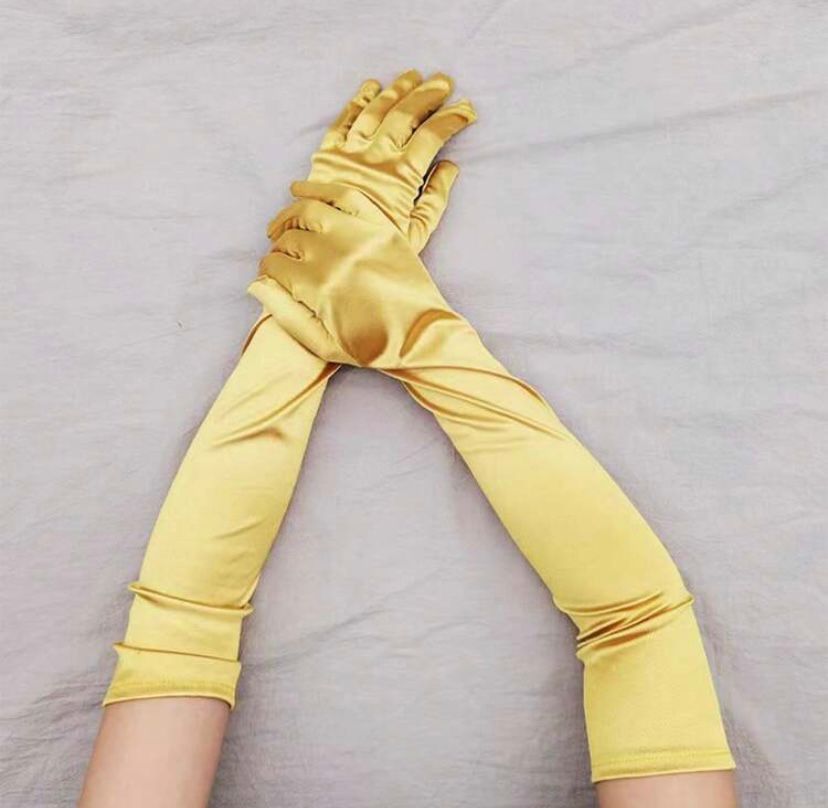 Guantes Princesa Dorados - Mia & Andy Boutique