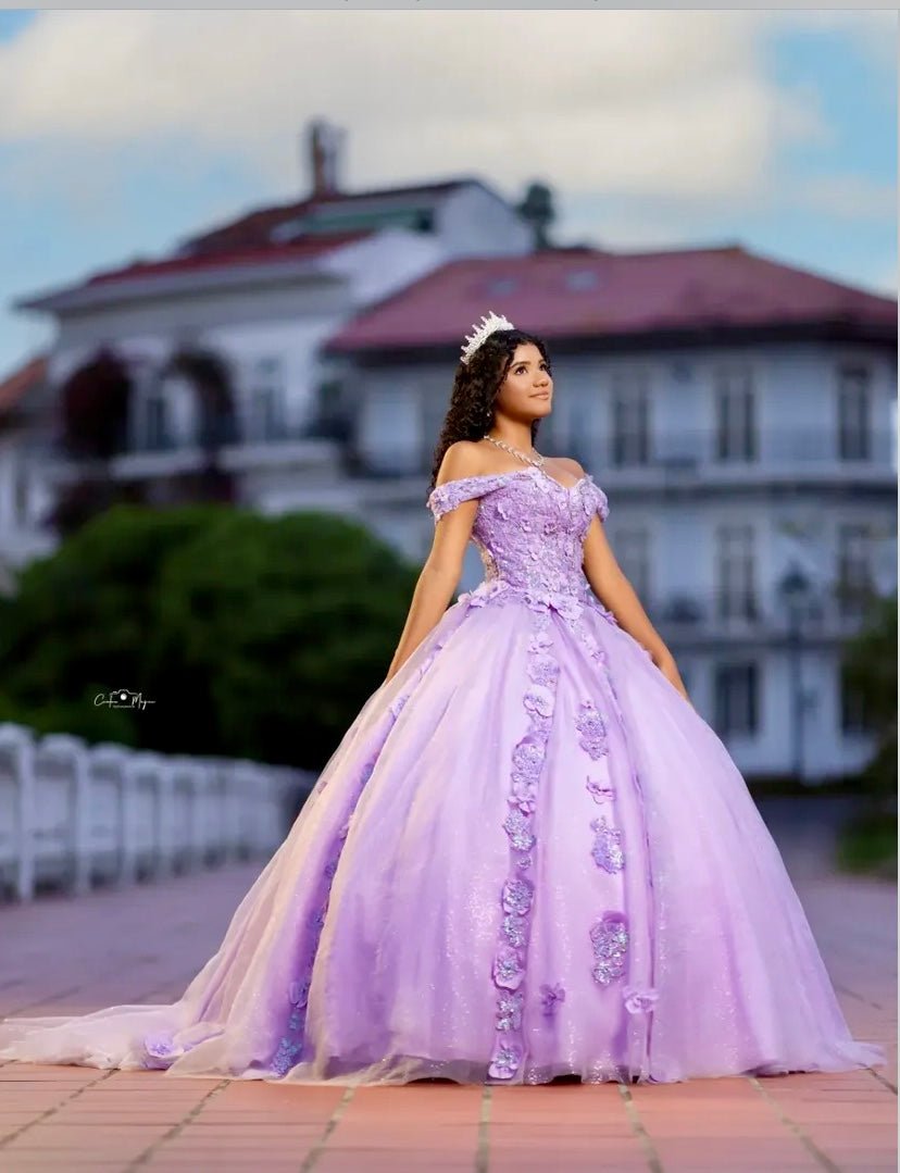 Lila floral - Mia & Andy Boutique