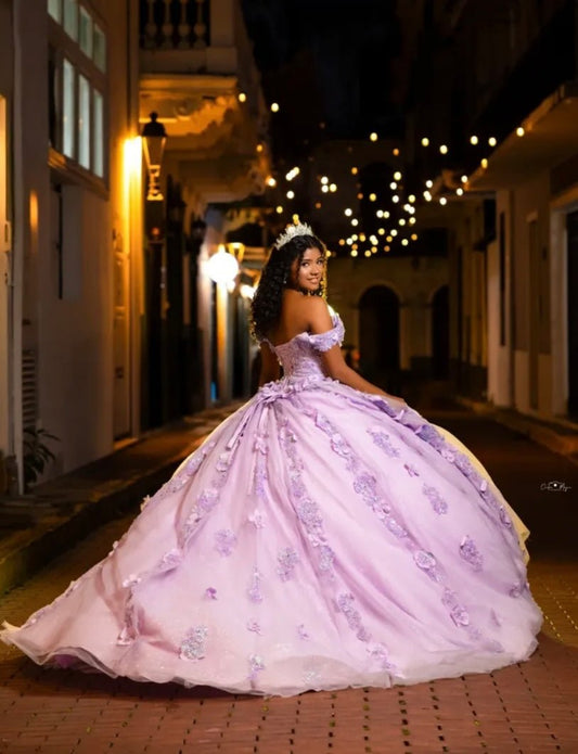 Lila floral - Mia & Andy Boutique