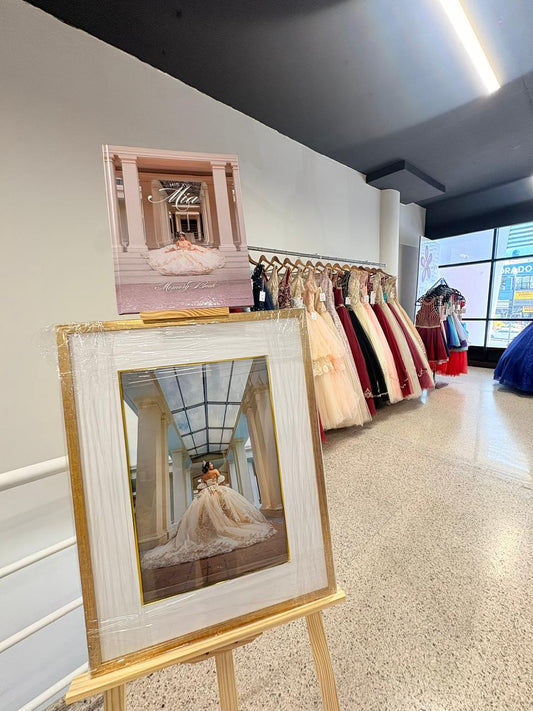 Cuadro enmarcado con foto impresa