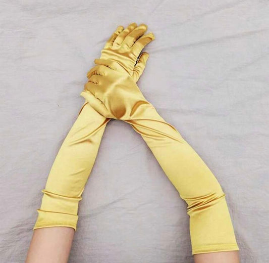 Guantes Princesa Dorados - Mia & Andy Boutique