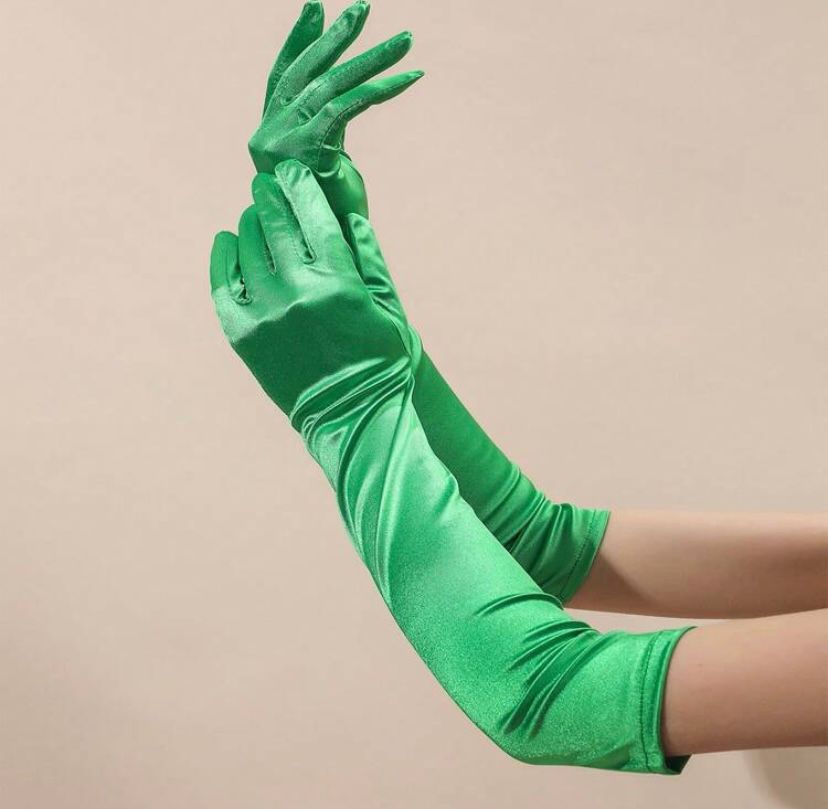 Guantes princesa Verde Esmeralda - Mia & Andy Boutique