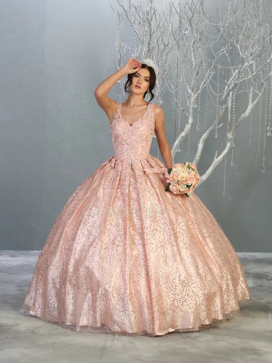 Mauve de Brillos Flores - Mia & Andy Boutique