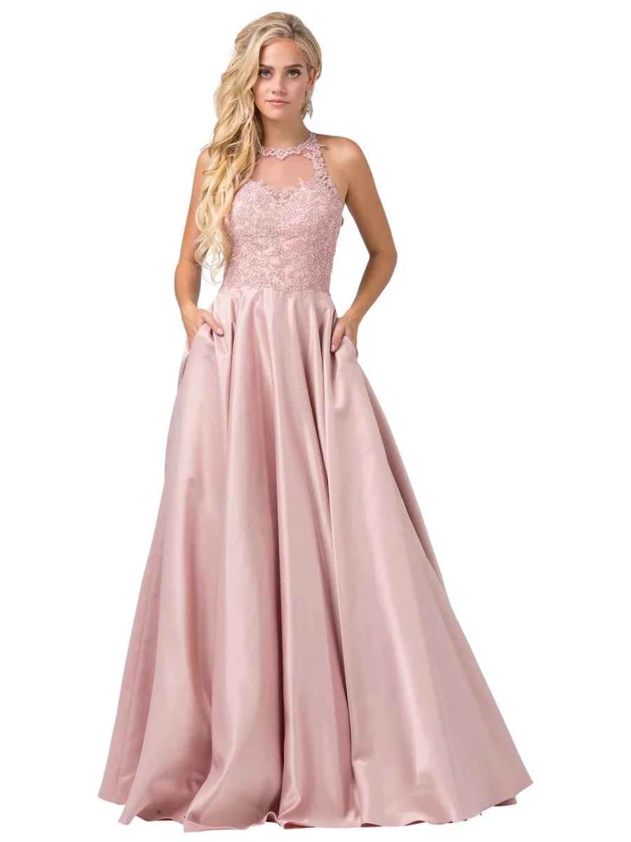 Mauve Halter - Mia & Andy Boutique