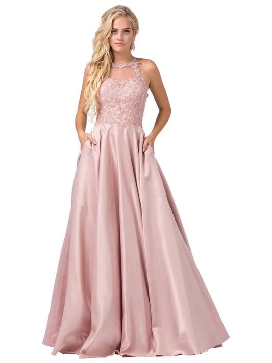 Mauve Halter - Mia & Andy Boutique
