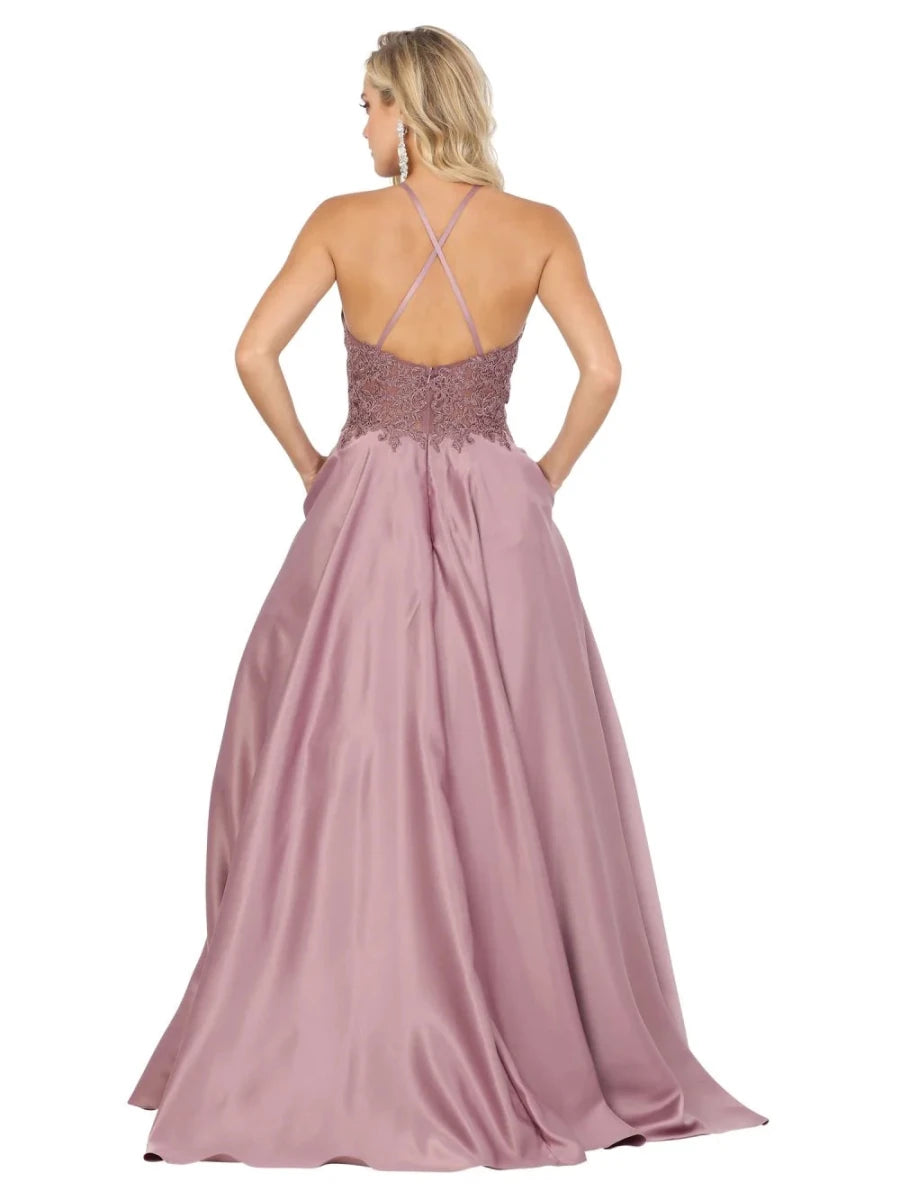 Mauve Halter - Mia & Andy Boutique
