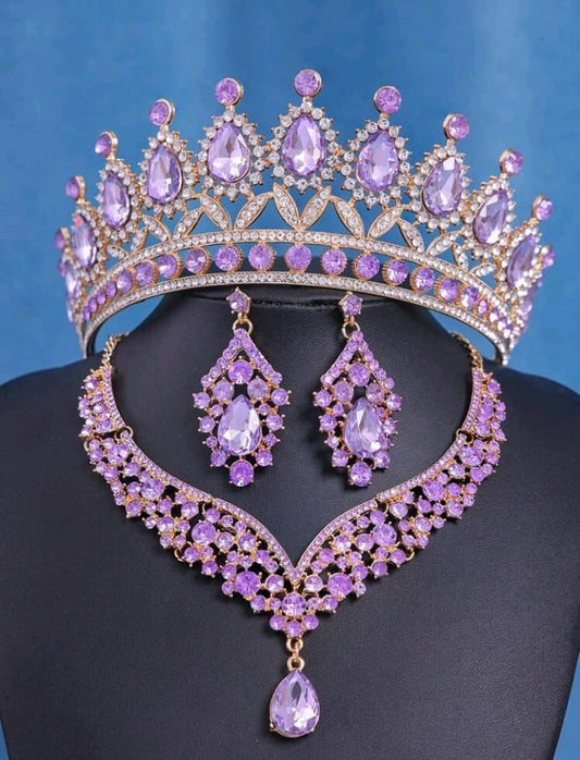 Set de Corona Lila - Mia & Andy Boutique