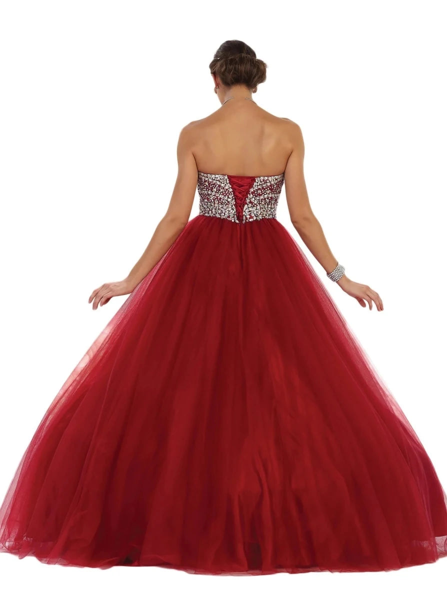 Straple Rojo Vino Piedras - Mia & Andy Boutique