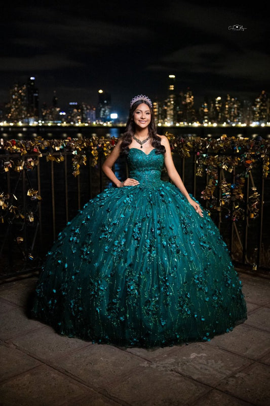 Verde straple mayqueen - Mia & Andy Boutique