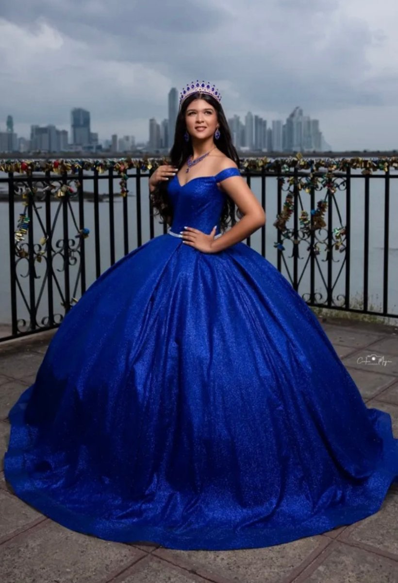 Vestido azul royal XV - Mia & Andy Boutique