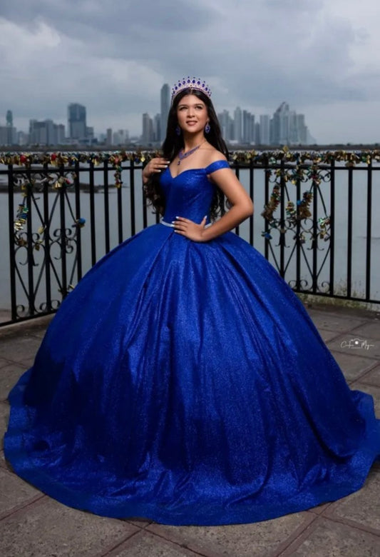 Vestido azul royal XV - Mia & Andy Boutique